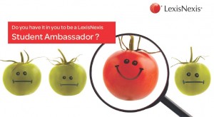 LexisNexis, Student Ambassador Programme, Opportunity