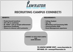 Lawrator Campus Connect Programme