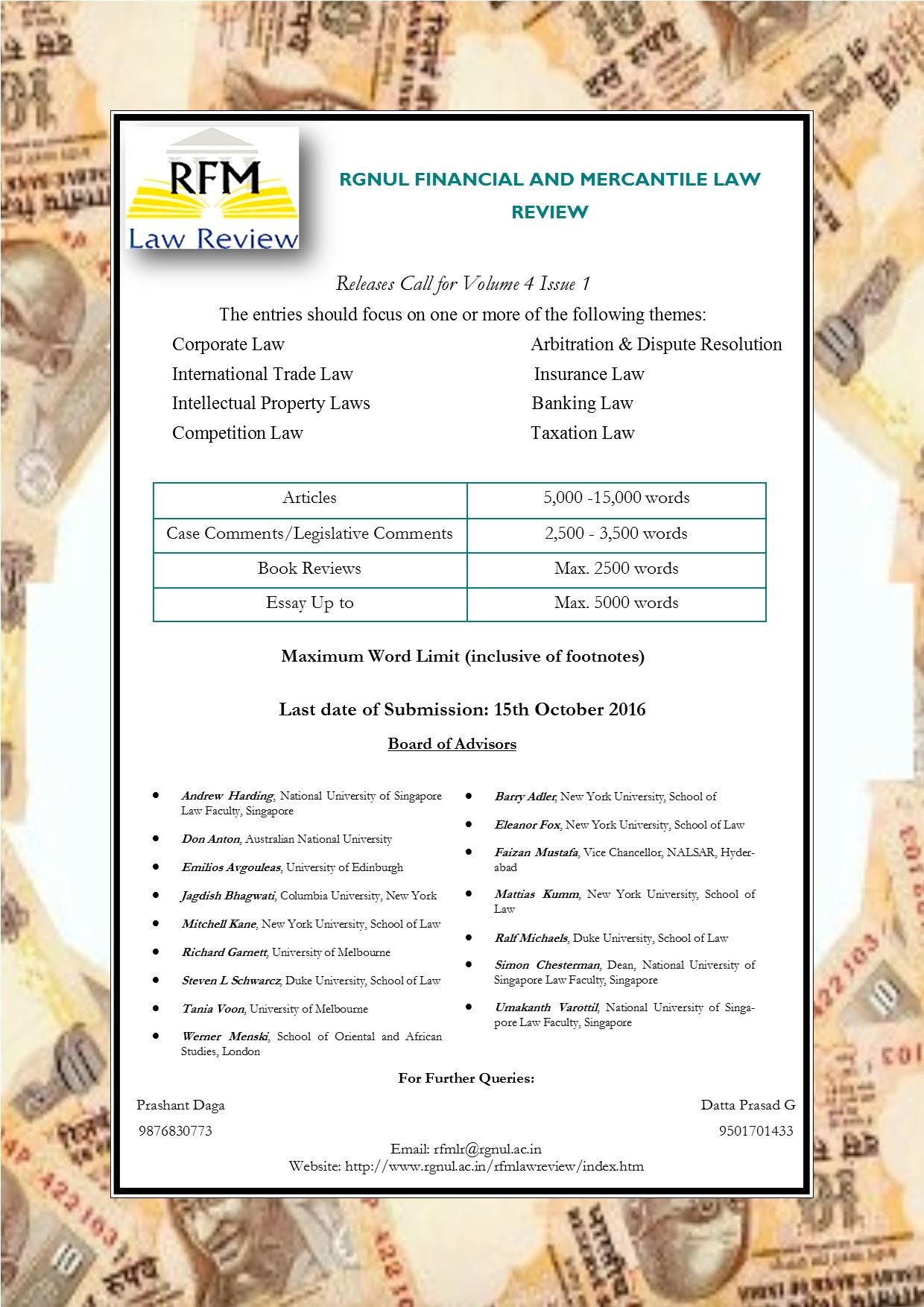 RGNUL Financial and Mercantile Law Review