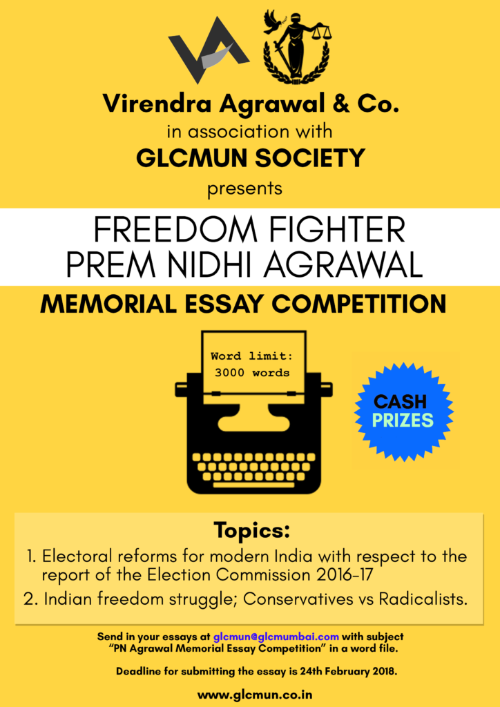 GLCMUN Essay Competition