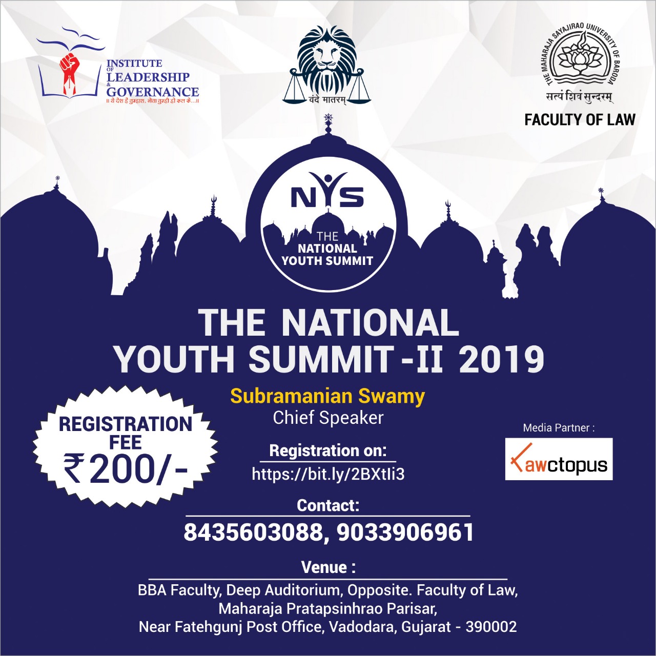 Youth Summit Maharaja Sayajirao University