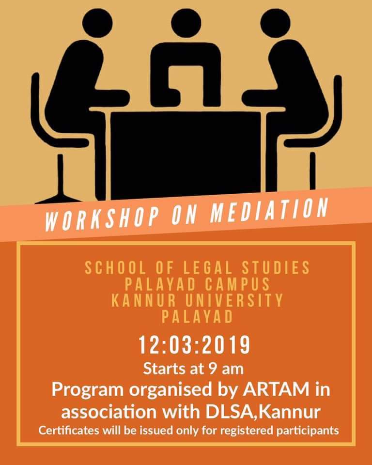 ARTAM's 3rd Workshop on Mediation