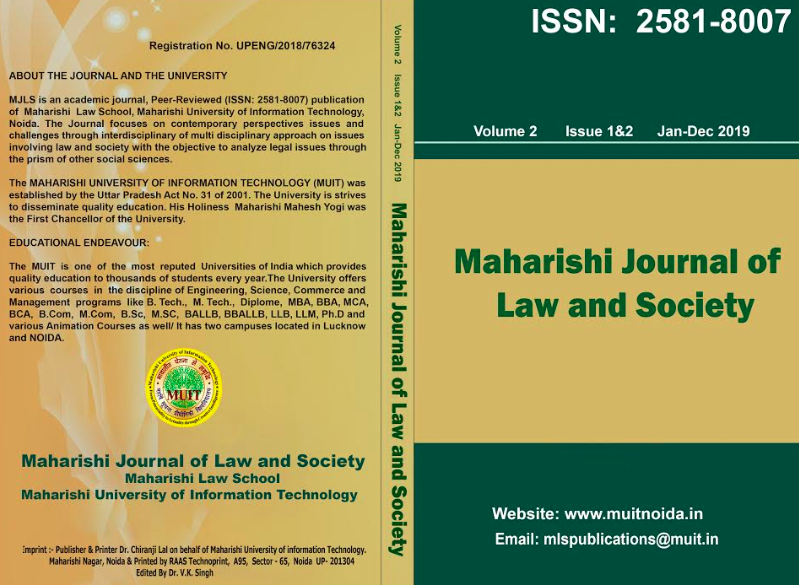 Maharishi Journal of Law and Society