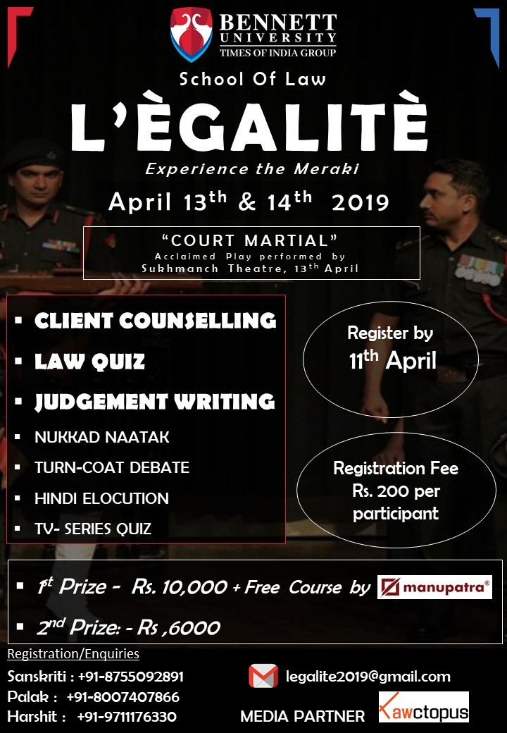 Bennett University's Law Fest