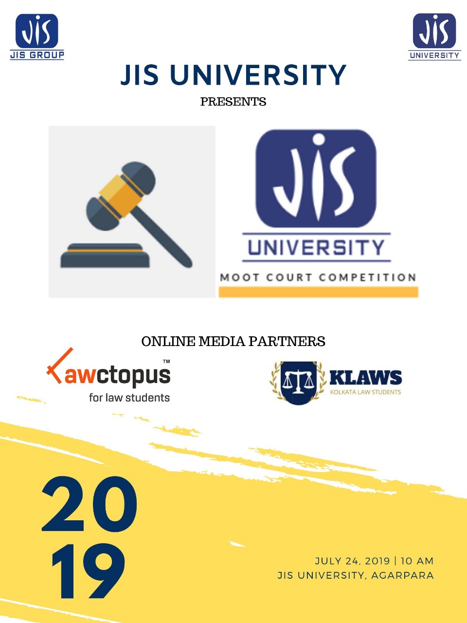 JIS University's Regional Moot Court Competition
