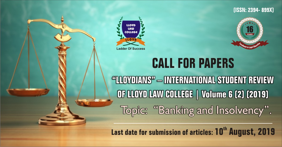 Lloydians- The Student Law Review