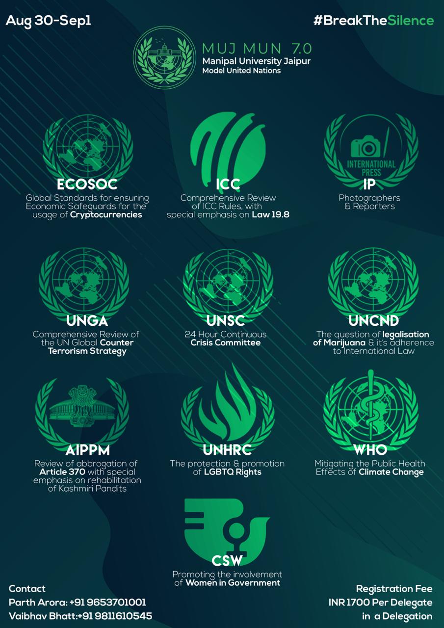 Manipal University Jaipur Model United Nations