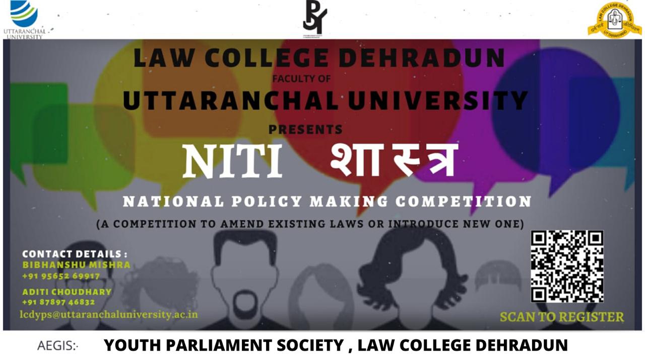 National Policy Making Competition by Uttaranchal University